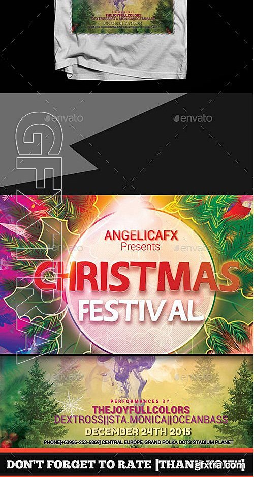 GraphicRiver - Christmas Festival Flyer Template 13239749