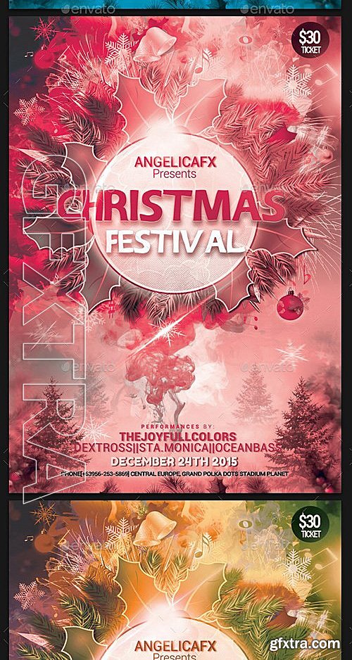 GraphicRiver - Christmas Festival Flyer Template 13239749