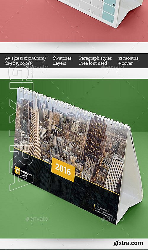 GraphicRiver - Desk Calendar 2016 13234450