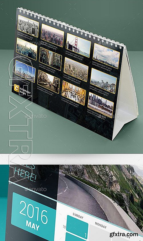 GraphicRiver - Desk Calendar 2016 13234450