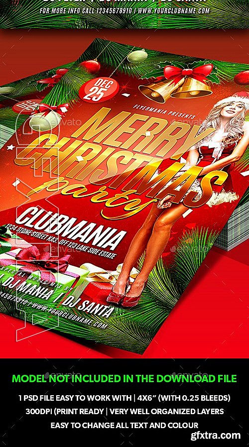 GraphicRiver - Merry Christmas Party Flyer Template 13235246