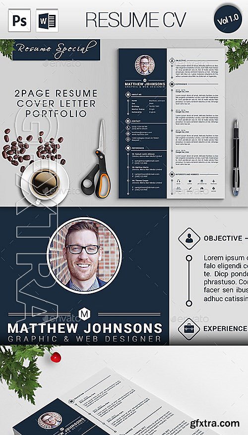 GraphicRiver - RESUME CV 13253207