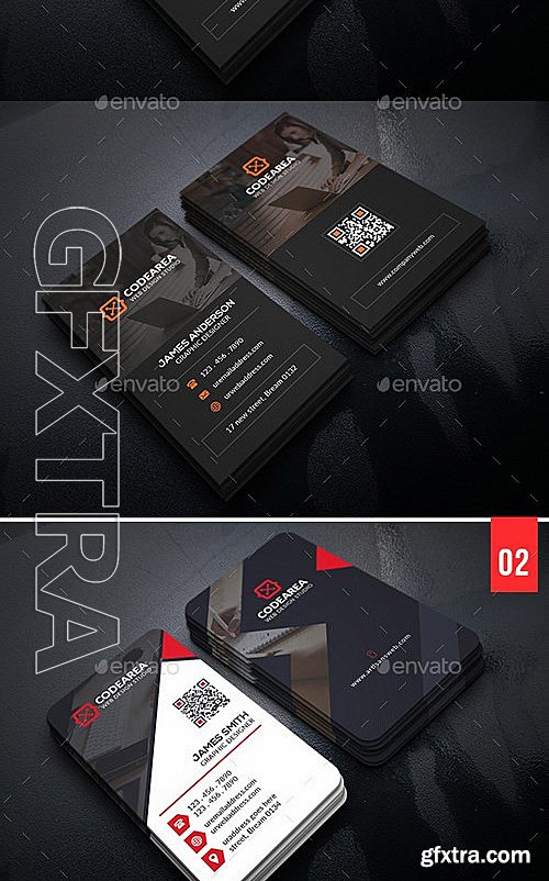 GraphicRiver - Soft Creative Business Cards Bundle 13251801