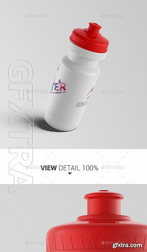 GraphicRiver - Water Bottle Mock-Up 13276653