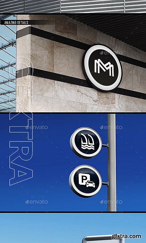 GraphicRiver - Urban Public Logo Signage Mock-Ups Vol1 13331624