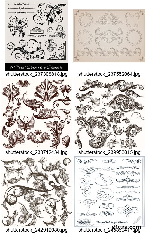 Amazing SS - Calligraphic Elements, 25xEPS