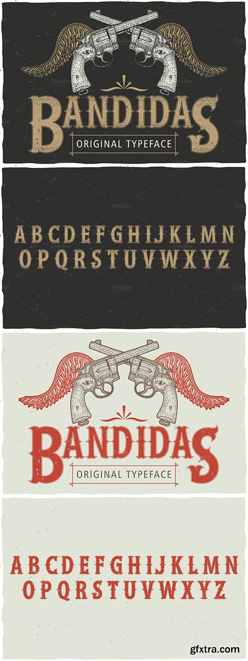 CM Bandidas Label Font 405671