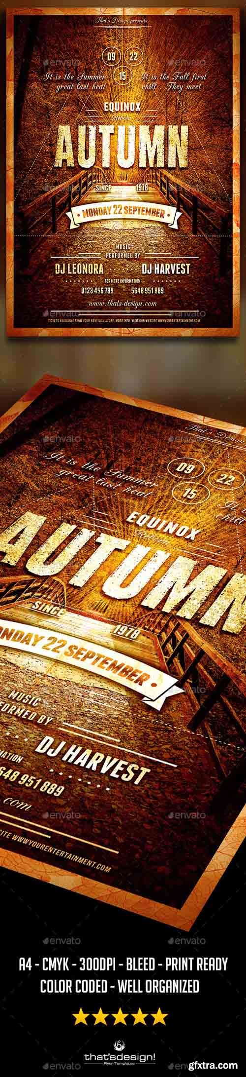 Autumn Equinox Flyer Poster Template 8891708