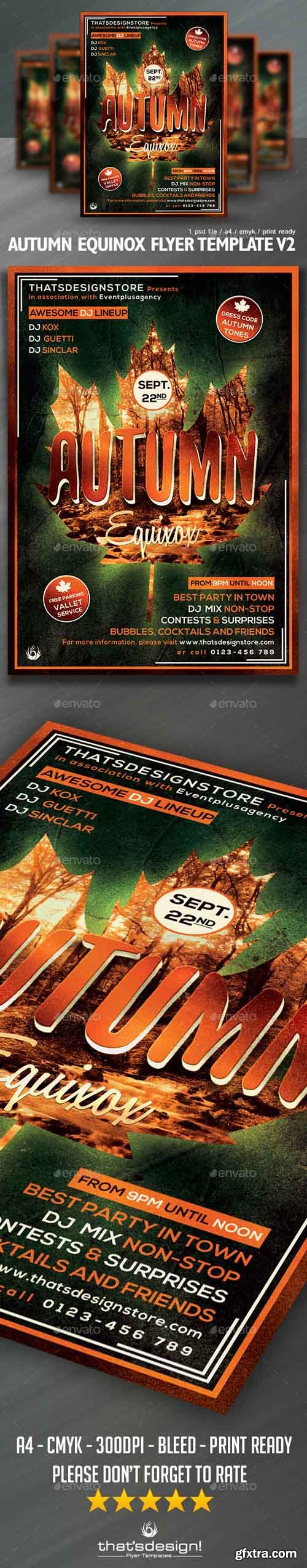 Autumn Equinox Flyer Template V2 12805061