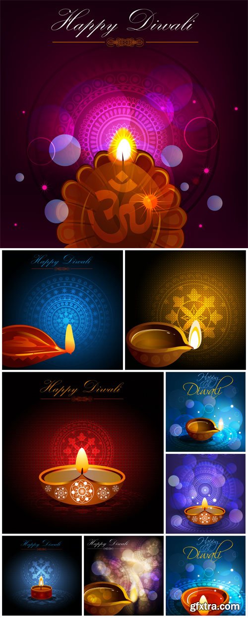 Diwali Celebration vector background