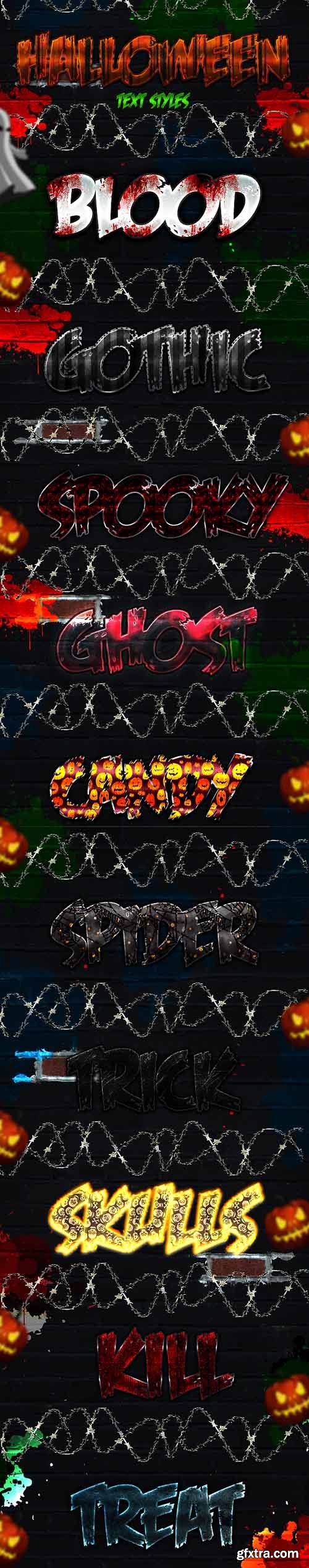 Halloween Text Styles 2015 13324406