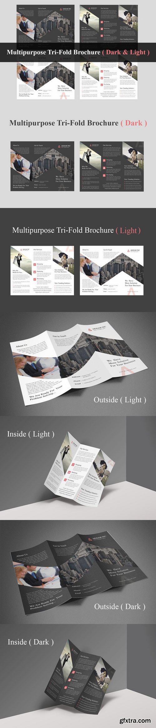 CM - Multipurpose Tri-Fold Brochure 406449