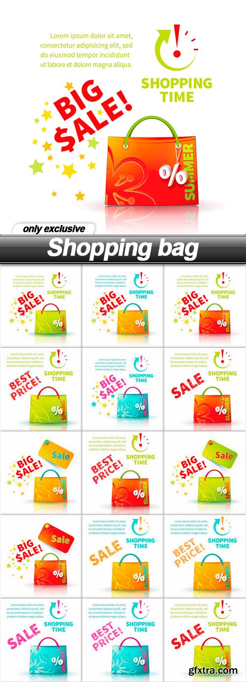 Shopping bag - 15 EPS