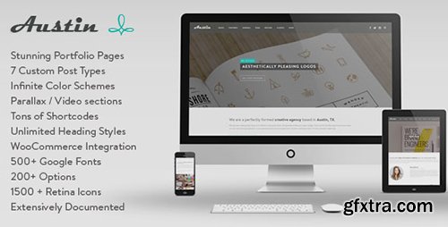 ThemeForest - Austin v1.7 - Multi-Purpose Design Agency WP Theme - 7497588