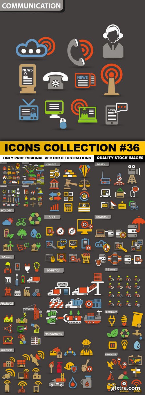 Icons Collection #36 - 18 Vector