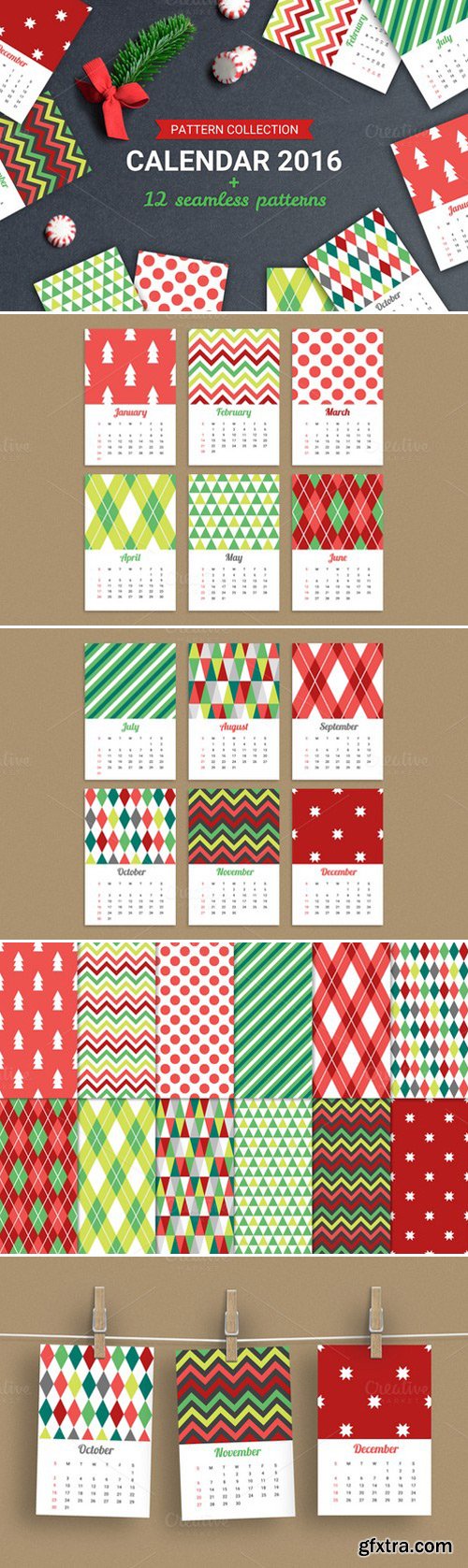 CM - Geometric Calendar 2016 406938