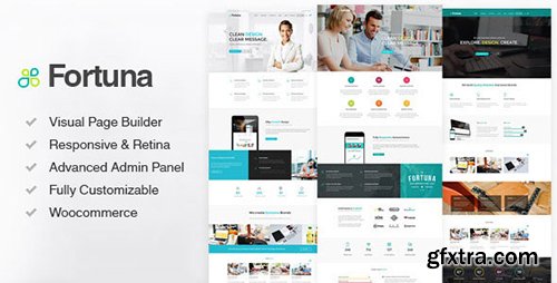 ThemeForest - Fortuna v1.11 - Responsive Multi-Purpose Wordpress Theme - 12496833