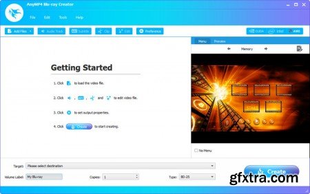 AnyMP4 Blu-ray Creator v1.0.92 Multilingual Portable