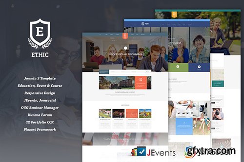 ThemeForest - Education Event and Course - ETHIC v1.0 - Joomla 3.4.3 Template - 12067955