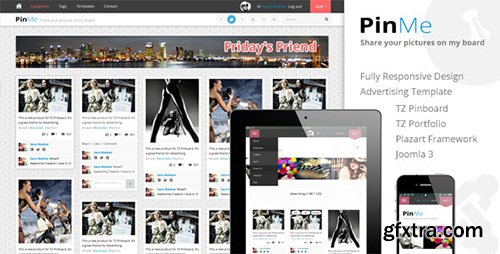 ThemeForest - PinMe v2.0 - Advertisement Responsive Joomla 3.3.6 Template - 4503974