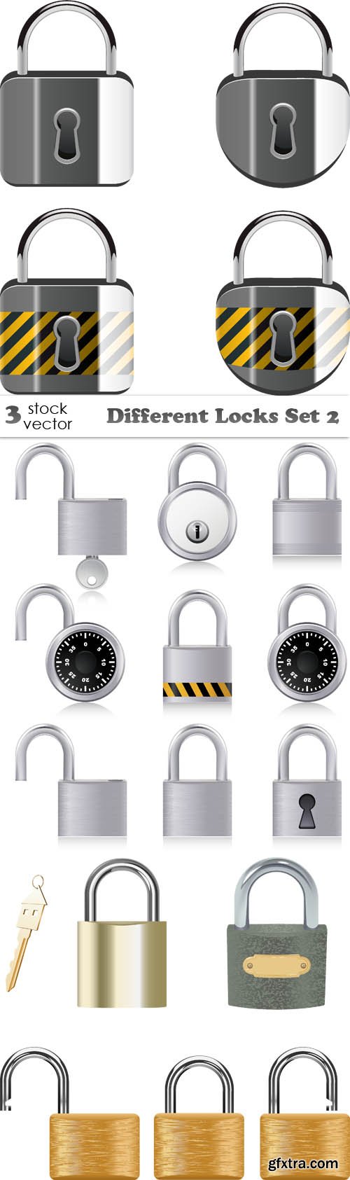 Vectors - Different Locks Set 2