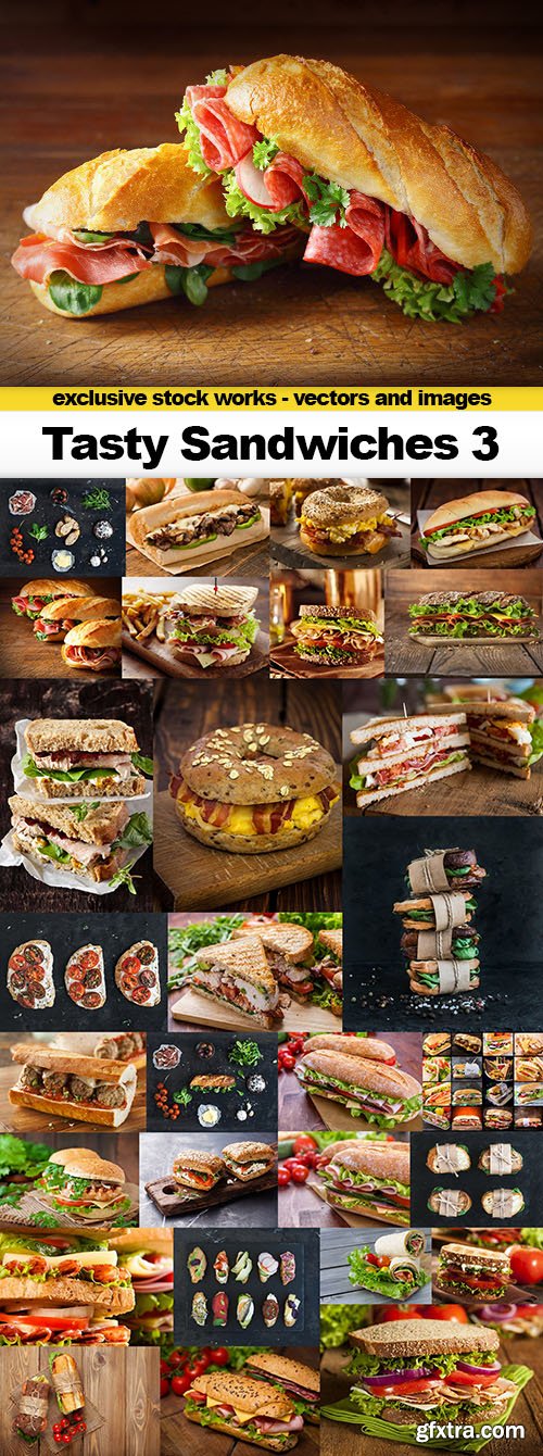 Tasty Sandwiches 3 - 25x UHQ JPEG