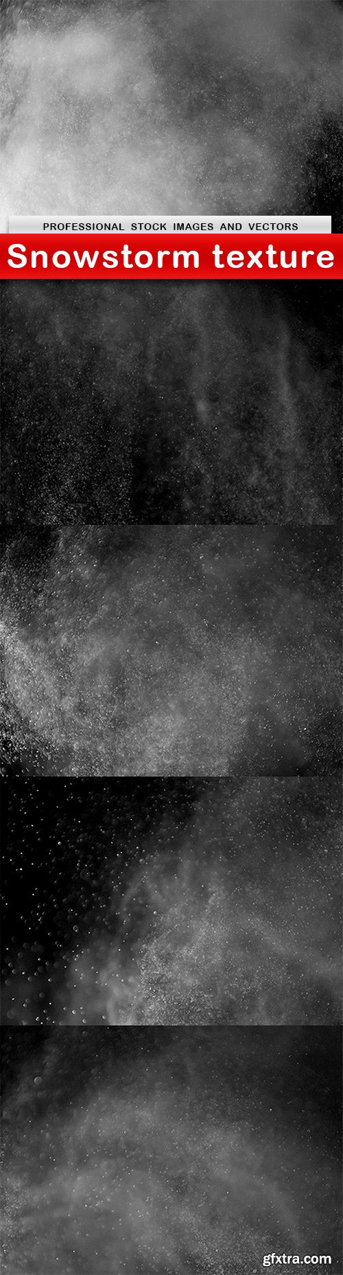 Snowstorm texture - 5 UHQ JPEG