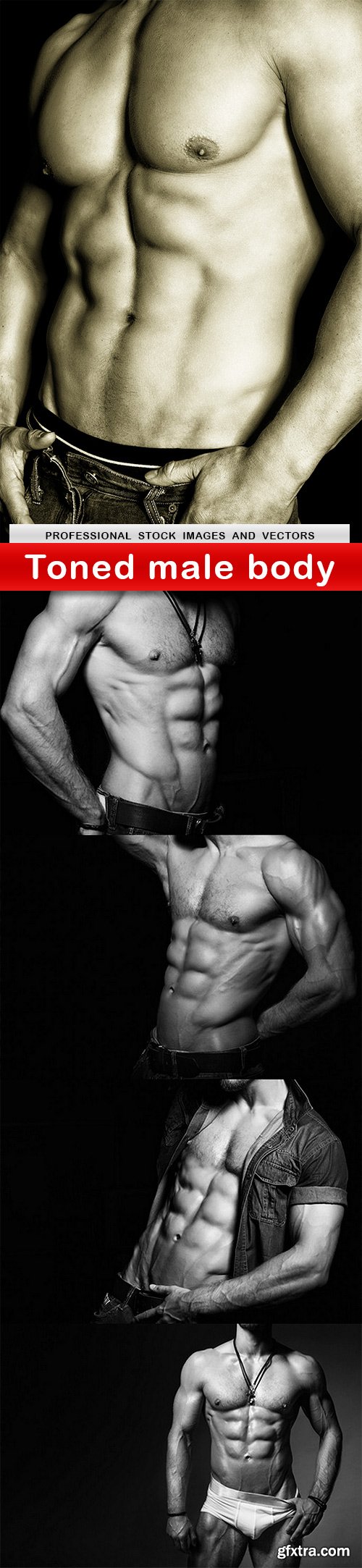 Toned male body - 5 UHQ JPEG