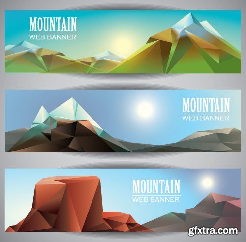 Low Poly Vector Design 2 - 24x EPS