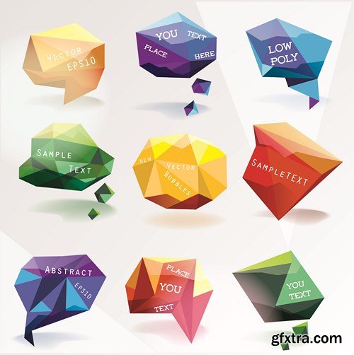 Low Poly Vector Design 2 - 24x EPS