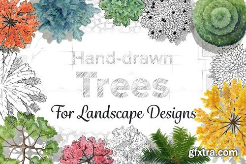 CM - Hand-Drawn Trees - 407611