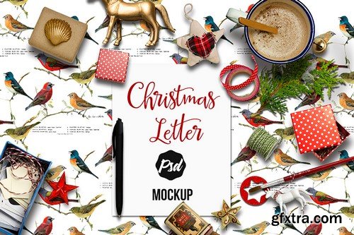 CM - Holidays letter mockup 2-PSD - 407182