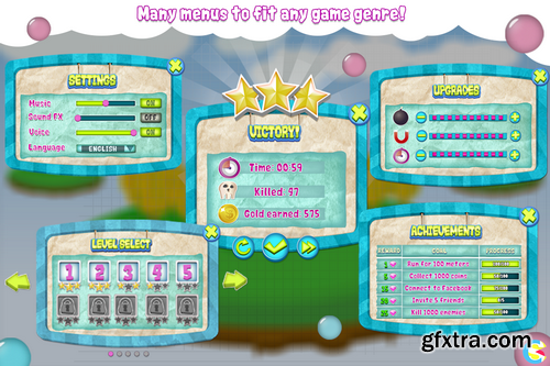 CM - Complete Cartoon Bubble Gum GUI Pack - 336654