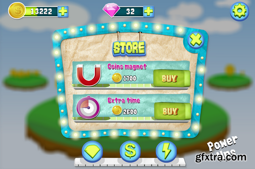 CM - Complete Cartoon Bubble Gum GUI Pack - 336654