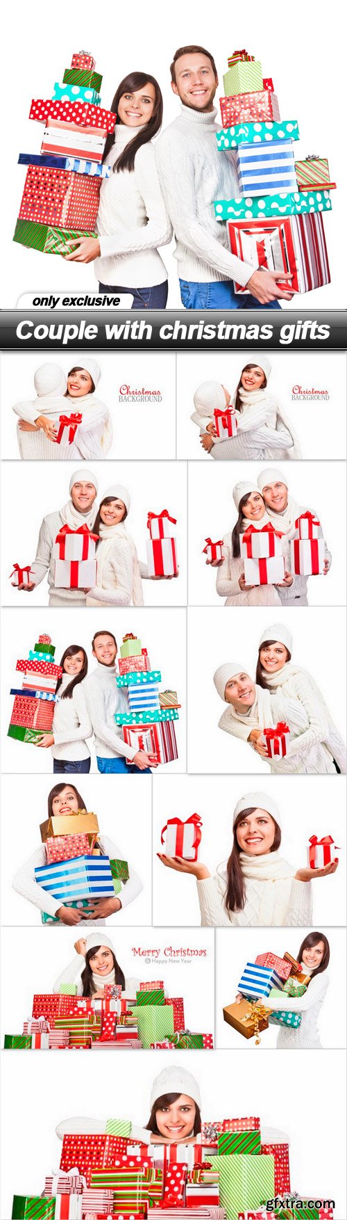 Couple with christmas gifts - 11 UHQ JPEG