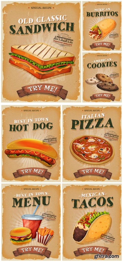 Vintage posters to fast food