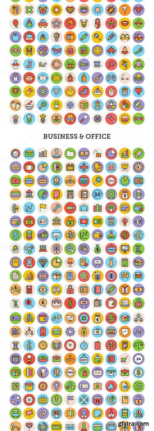 CM - 3000 Creative Vector Icons Bundle 407912