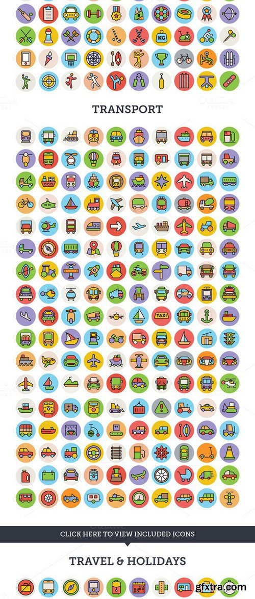 CM - 3000 Creative Vector Icons Bundle 407912