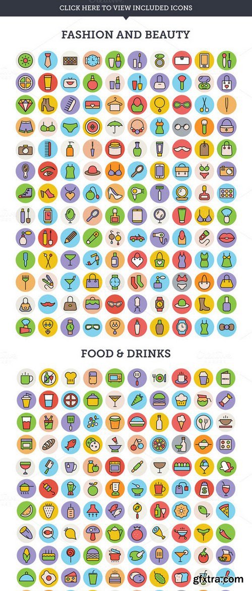 CM - 3000 Creative Vector Icons Bundle 407912