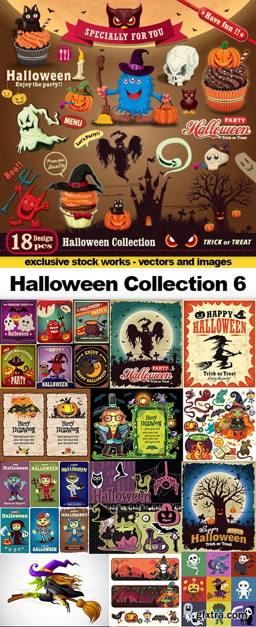 Halloween Collection 6 - 25x EPS