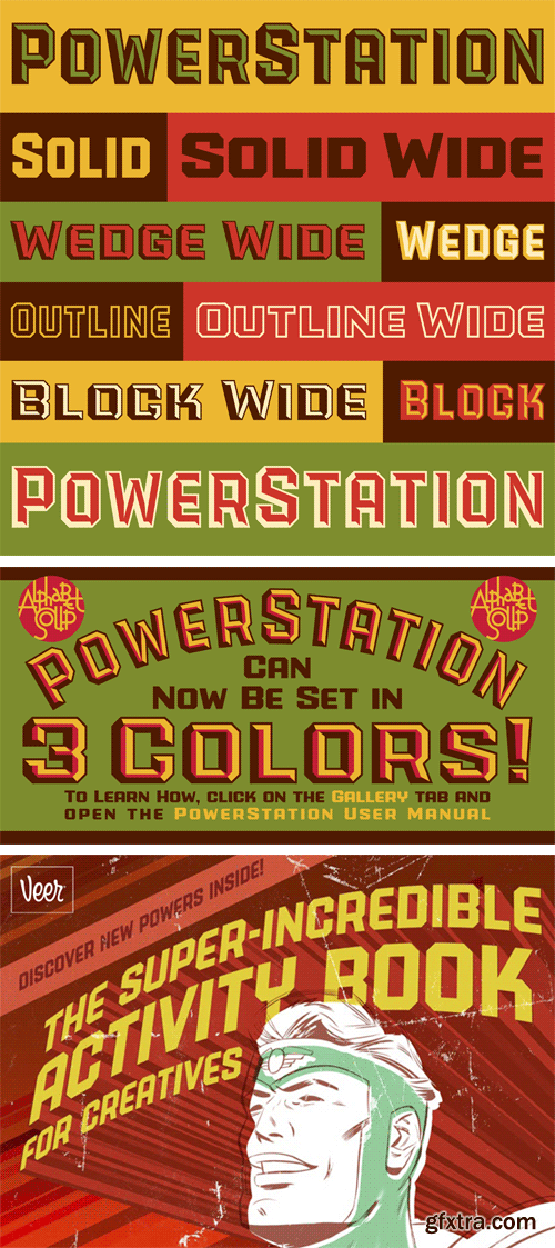 Power Station Font Family