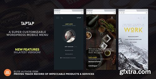 CodeCanyon - TapTap v2.1 - A Super Customizable WordPress Mobile Menu - 9966828