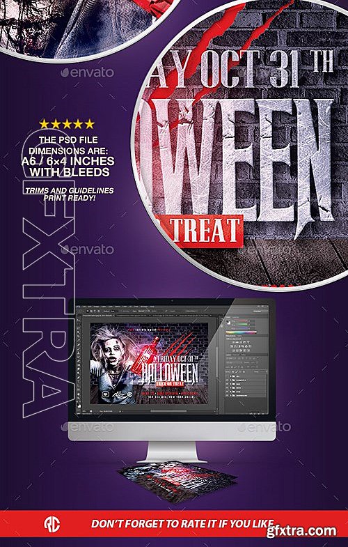 GraphicRiver - Halloween Night Party Psd Flyer Template 13298436