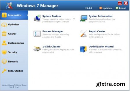 Yamicsoft Windows 7 Manager v5.1.6 DC 24.10.2015 Portable