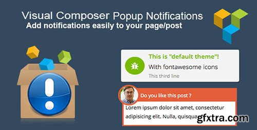 CodeCanyon - Visual Composer Popup Notifications v1.2.1 - 8215036