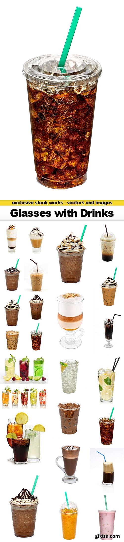 Glasses with Drinks, 25x UHQ JPEG