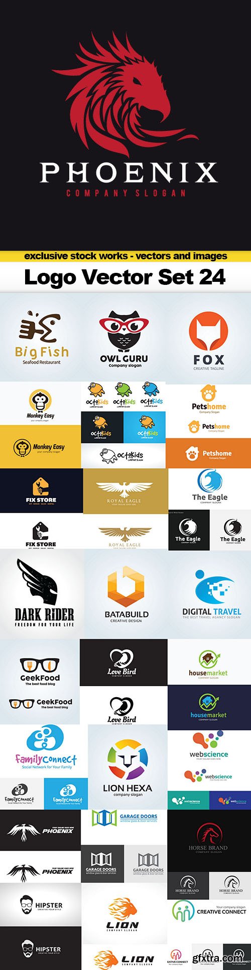 Logo Vector Set 24 - 25x EPS