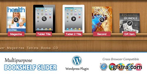 CodeCanyon - Multipurpose Bookshelf Slider v2.9 - Wordpress Plugin - 2228996