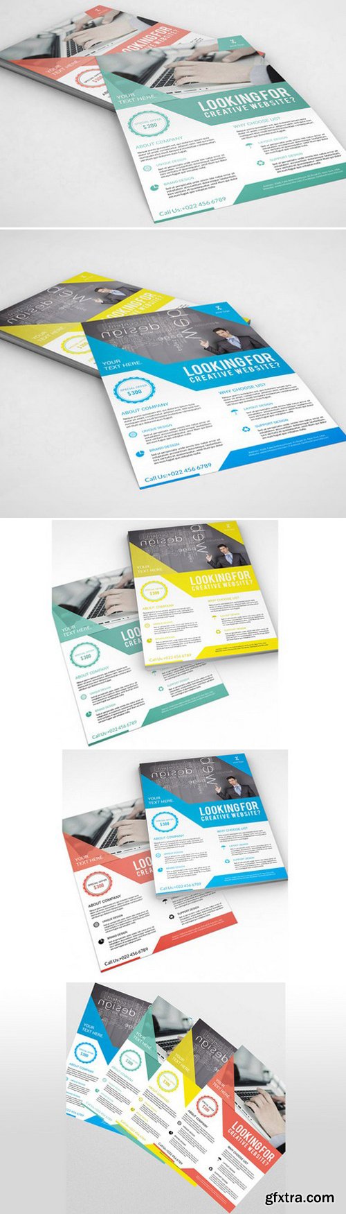 CM - InDesign:Corporate Flyer|4 Color|V99 405362