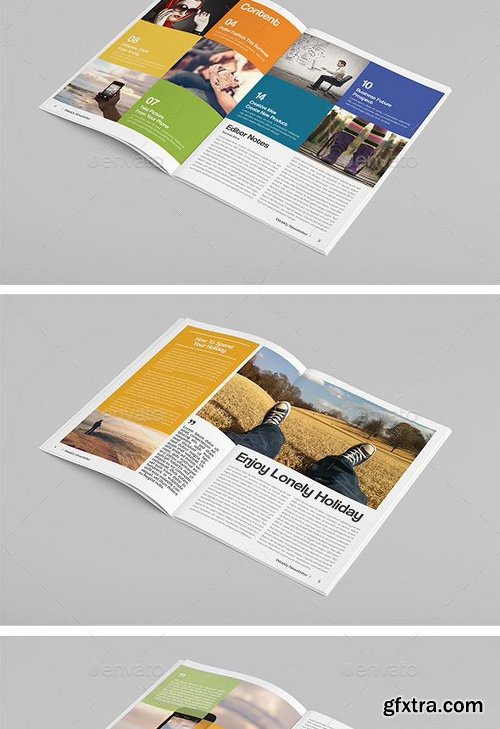 GraphicRiver Modern Colorful Newsletter 12024034